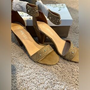 Studded Ankle Strap Shoes